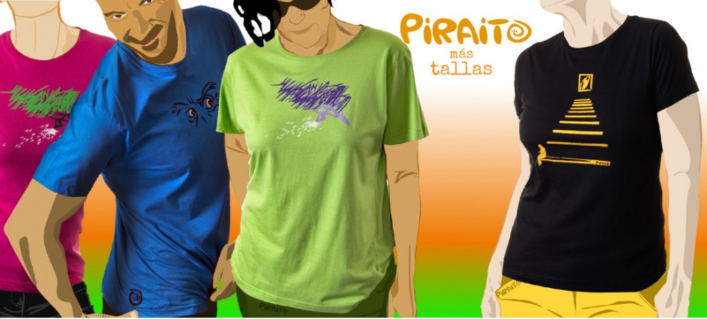 nuevas tallas de camisetas Piraito